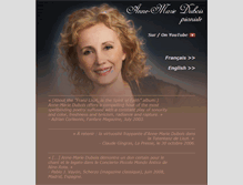 Tablet Screenshot of annemariedubois.com